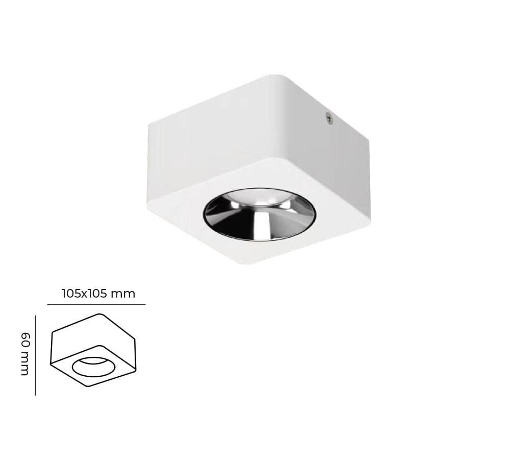 Molled 8W&12W Sıva Üstü Led Spot Armatür MOL2420 BP