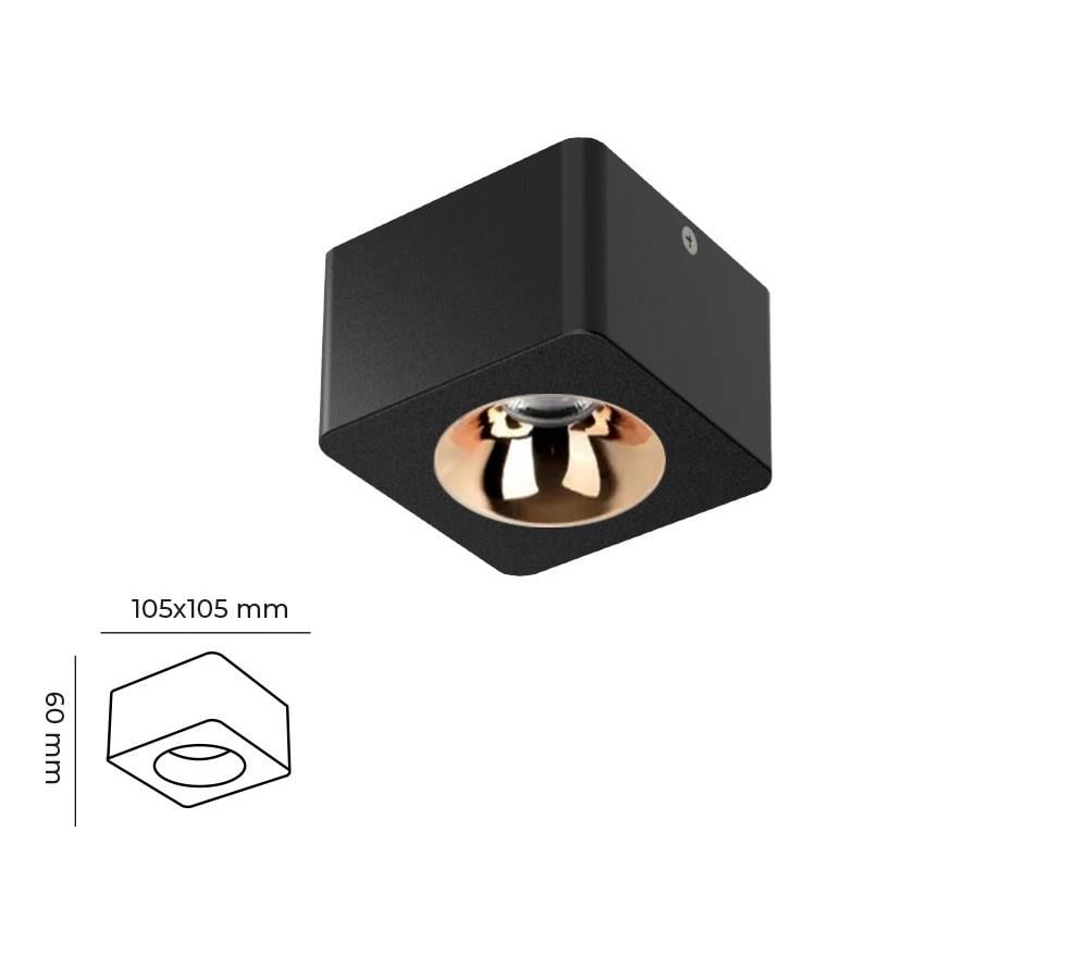 Molled 8W&12W Sıva Üstü Led Spot Armatür MOL2421 SG