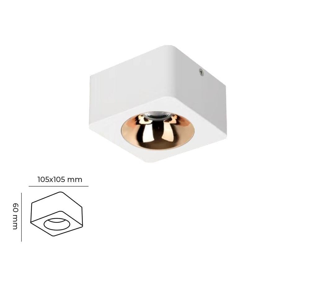 Molled 8W&12W Sıva Üstü Led Spot Armatür MOL2420 BG