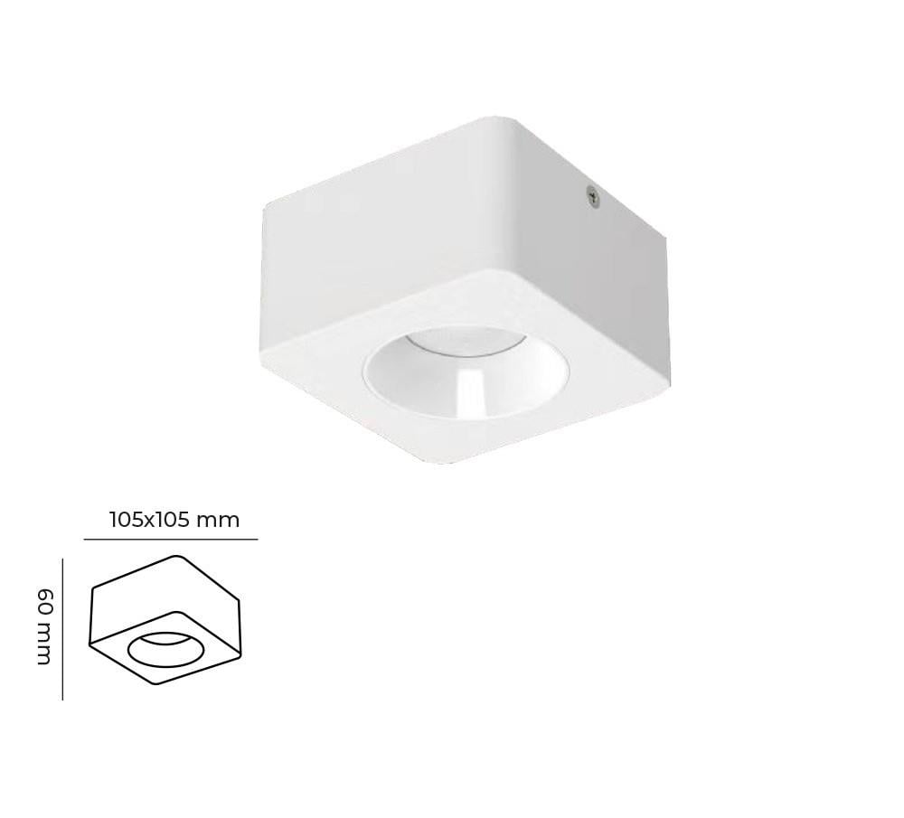 Molled 8W&12W Sıva Üstü Led Spot Armatür MOL2420 B