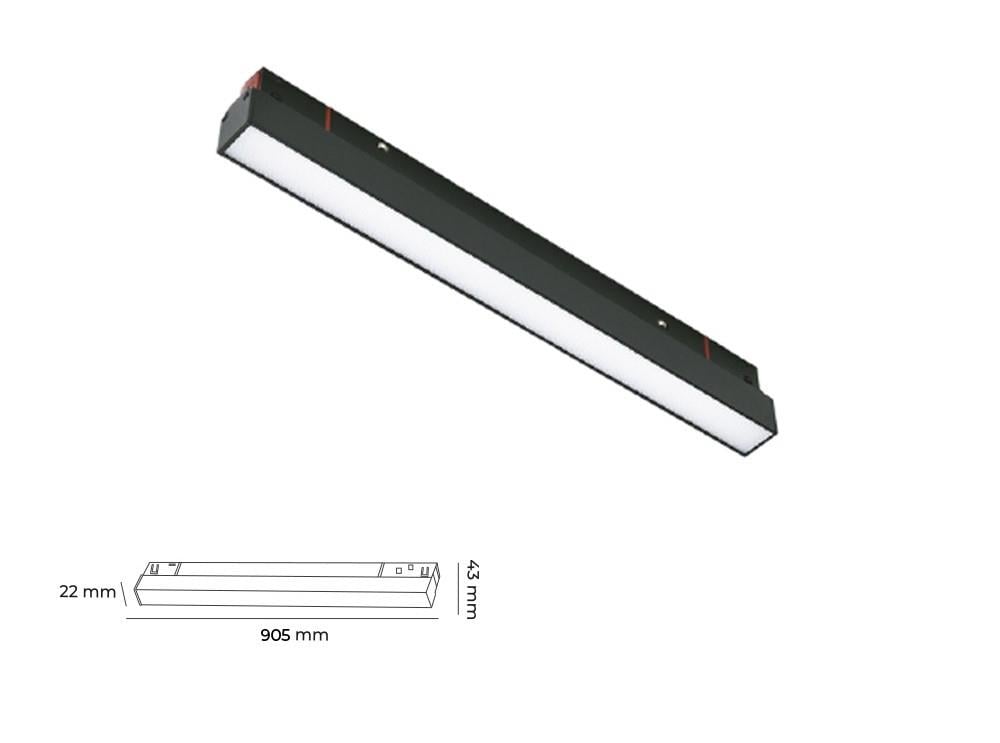 Molled 90 CM Lineer Magnet Aydınlatma MOL6027