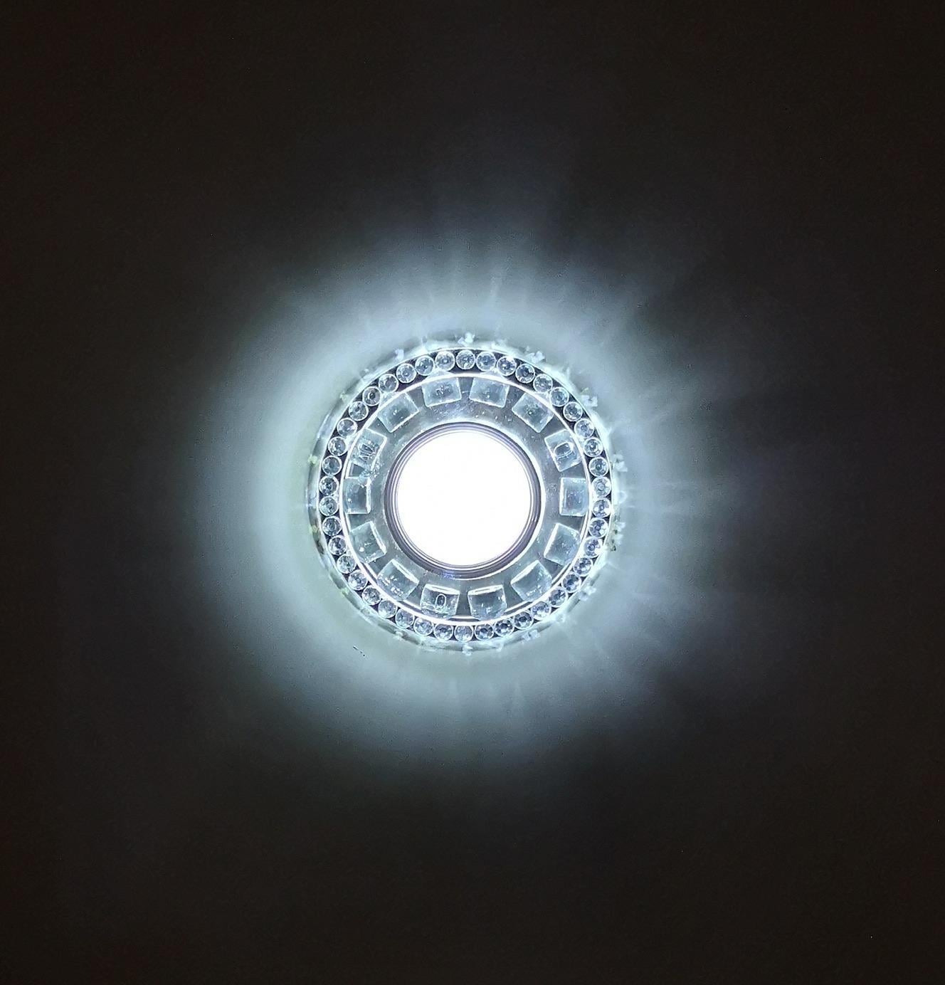 Molled Gu-10 Duylu Kenar Ledli Sıva Altı Kristal Mini Spot Armatür MOL571