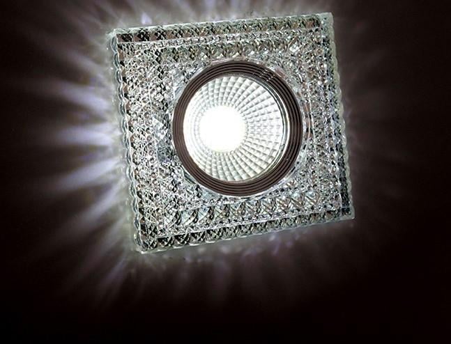 Molled Gu-10 Duylu Kenar Ledli Sıva Altı Kristal Mini Spot Armatür MOL539