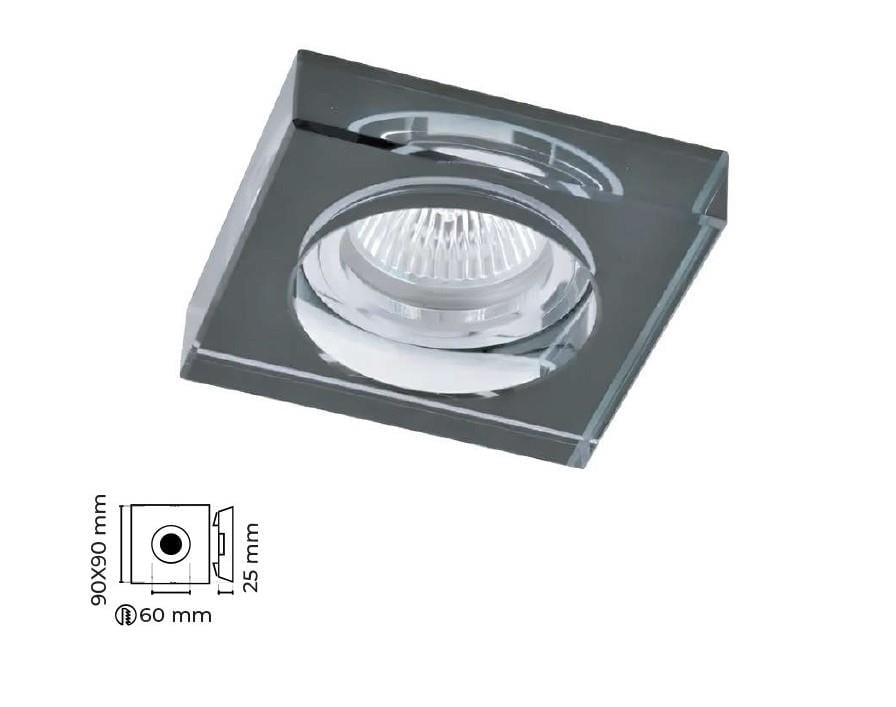 Molled Gu-10 Duylu Sıva Altı Cam Mini Spot Armatür MOL578
