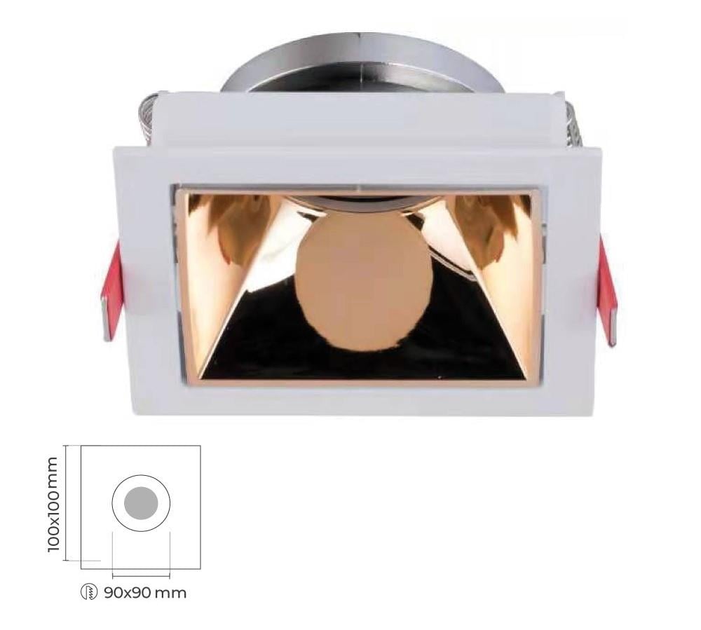 Molled Gu-10 Duylu Sıva Altı Mini Spot Armatür MOL4157