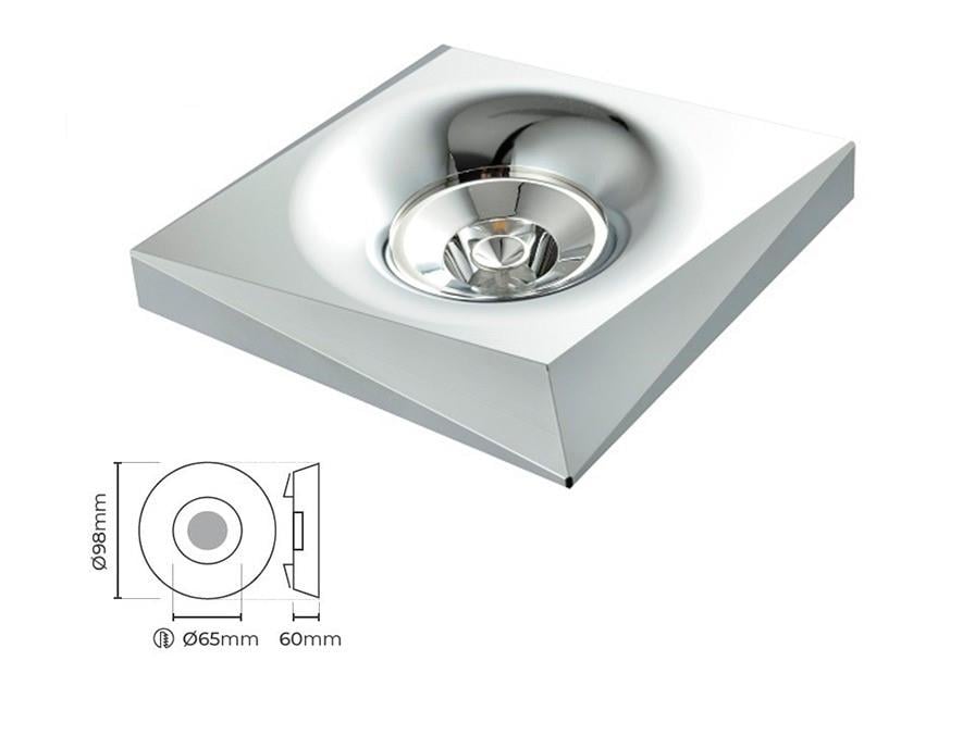 Molled Gu-10 Duylu Sıva Altı Mini Spot Armatür ML4012