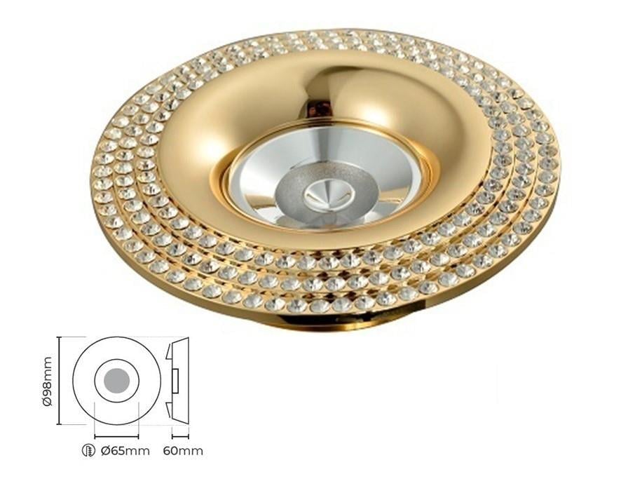 Molled Gu-10 Duylu Sıva Altı Mini Spot Armatür ML4015