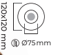 Molled Gu-10 Duylu Sıva Altı Mini Spot Armatür MOL3057