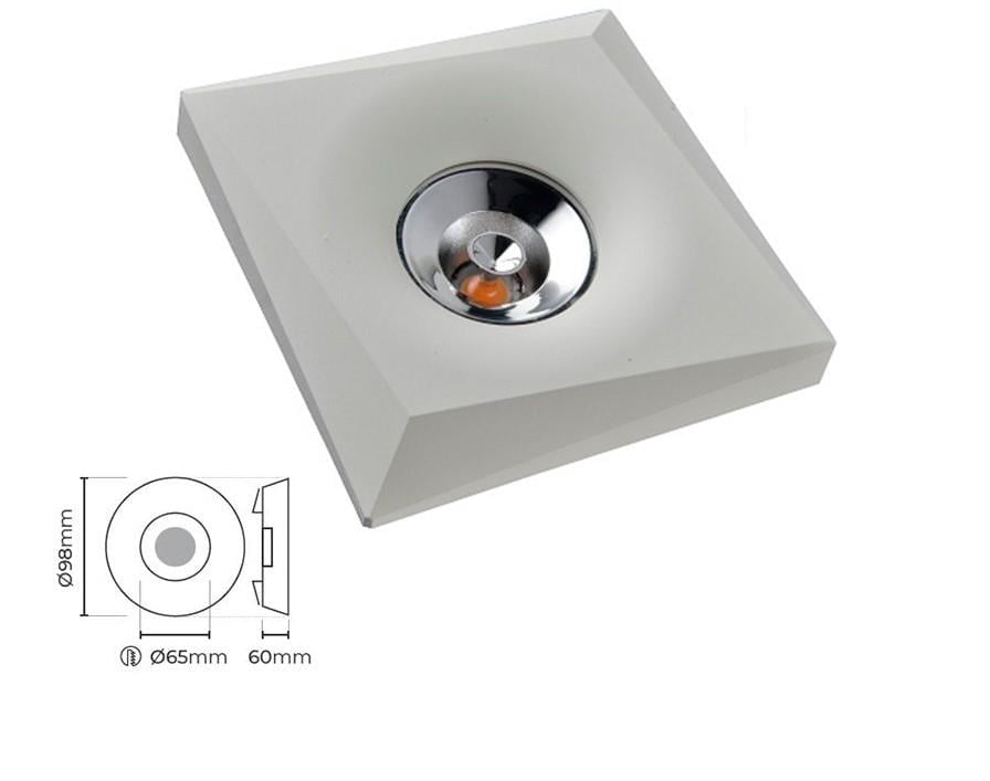 Molled Gu-10 Duylu Sıva Altı Mini Spot Armatür ML4011