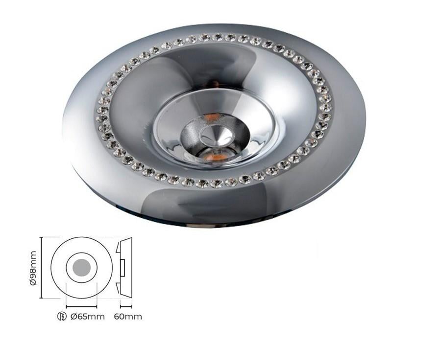 Molled Gu-10 Duylu Sıva Altı Mini Spot Armatür MOL4020