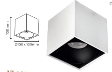 Molled Gu-10 Duylu Sıva Üstü Spot Armatür MOL363-3