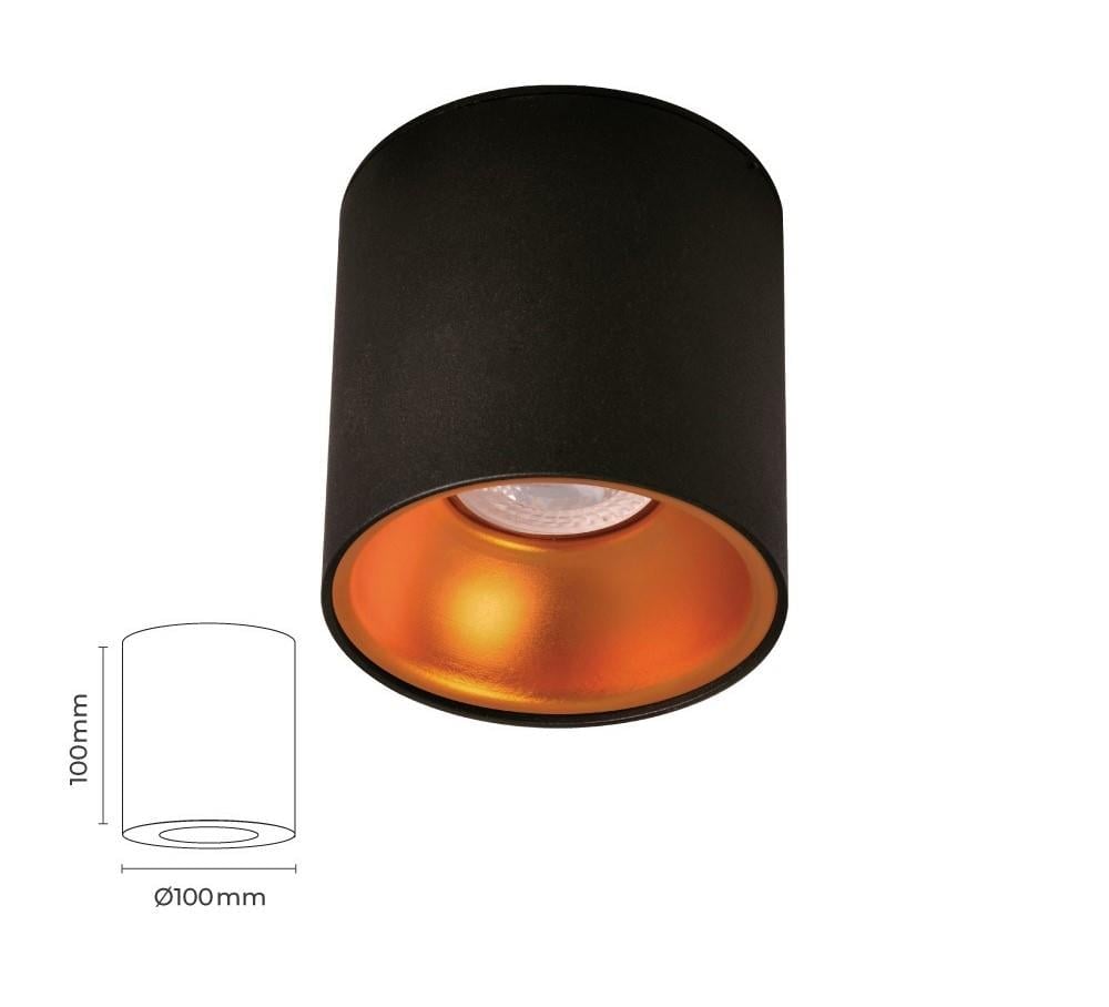 Molled Gu-10 Duylu Sıva Üstü Spot Armatür MOL362-1