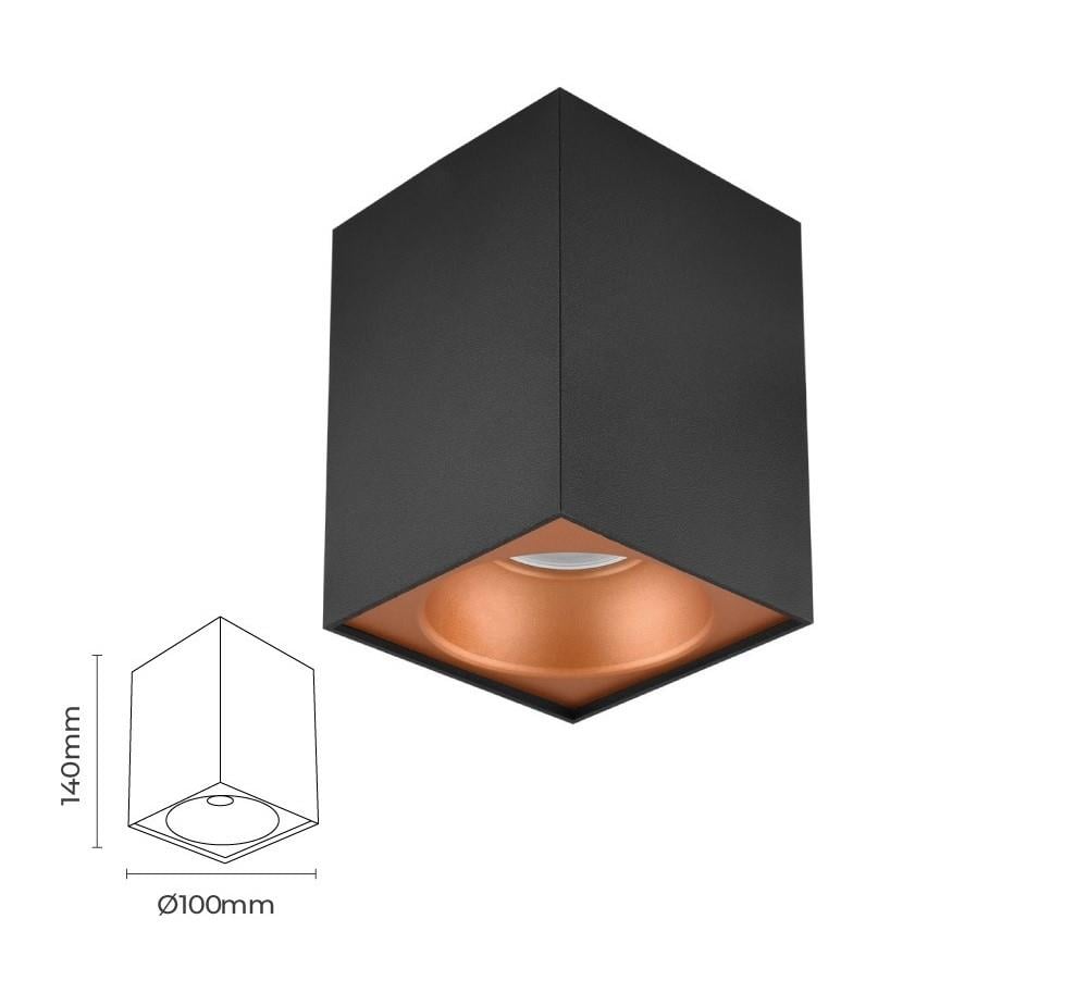 Molled Gu-10 Duylu Sıva Üstü Spot Armatür MOL361-1