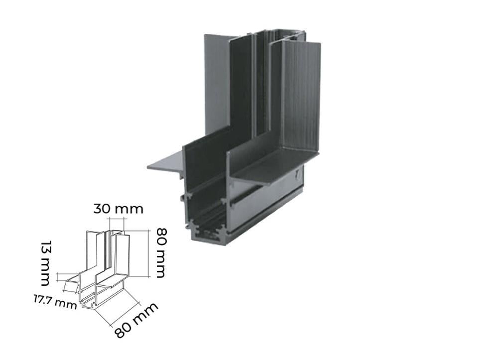 Molled Magnet Trimless L Köşe Dönüş Aparatı Duvar MOL6022