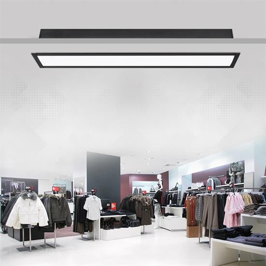 Nevo 200 Cm Sıva Altı Linear Armatür Siyah ND110-2