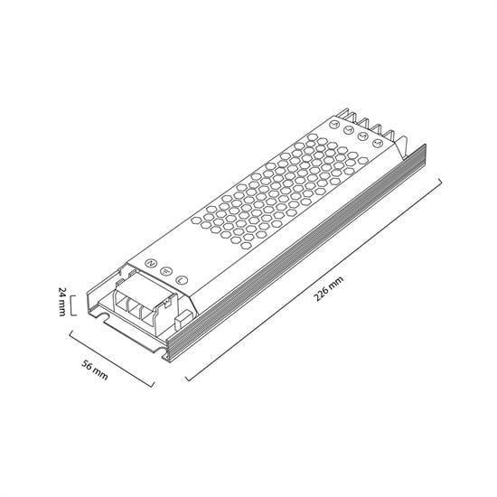 Nevo 24V 8.3A Slim LED Trafosu NT200-24