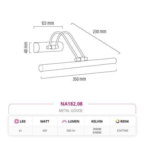 Nevo Dekoratif Eskitme Tablo Aplik NA182