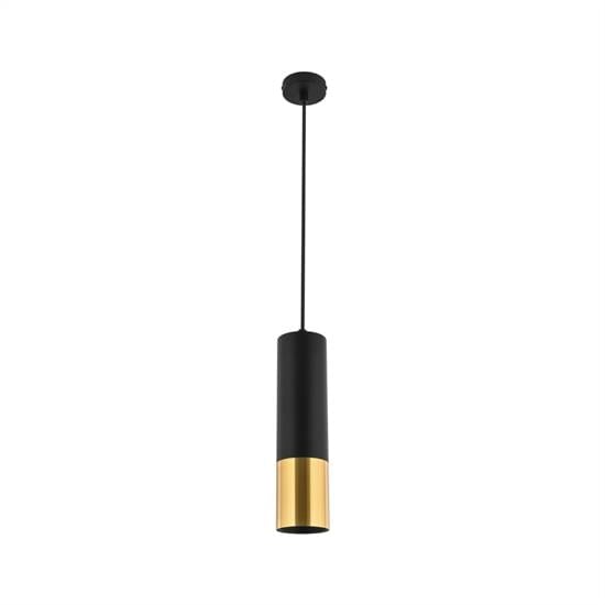 Nevo Dekoratif Tekli Sarkıt Siyah Gold NS338-2