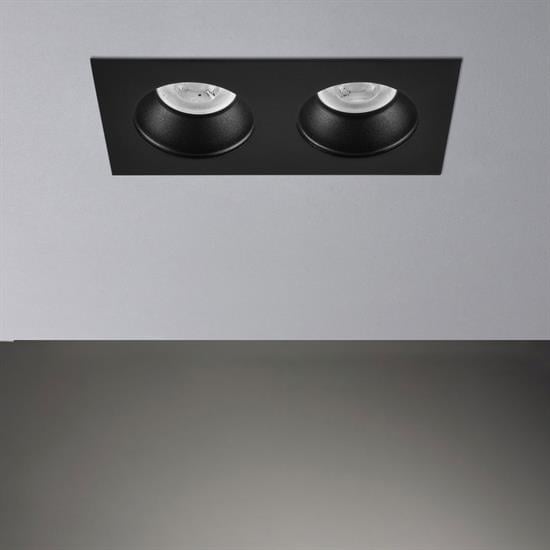 Nevo Sıva Altı İkili Led Spot Siyah ND316-2
