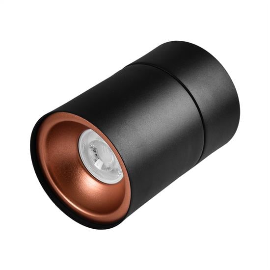 Nevo Sıva Üstü Led Spot Siyah Bakır NS242-2