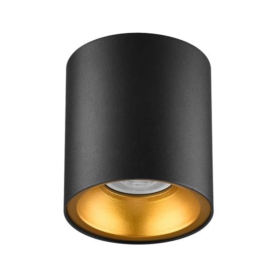 Nevo Sıva Üstü Led Spot Siyah Gold NS238