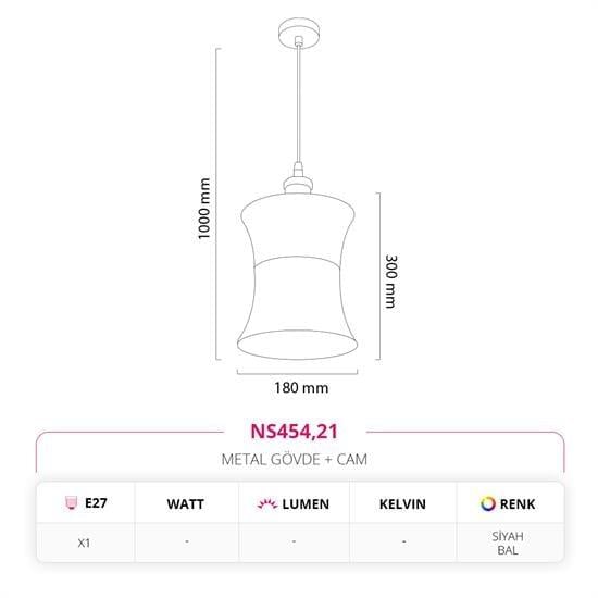 Nevo Tekli Sarkıt Bal NS454