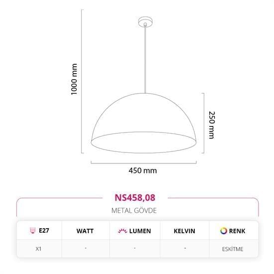 Nevo Tekli Sarkıt Eskitme NS458