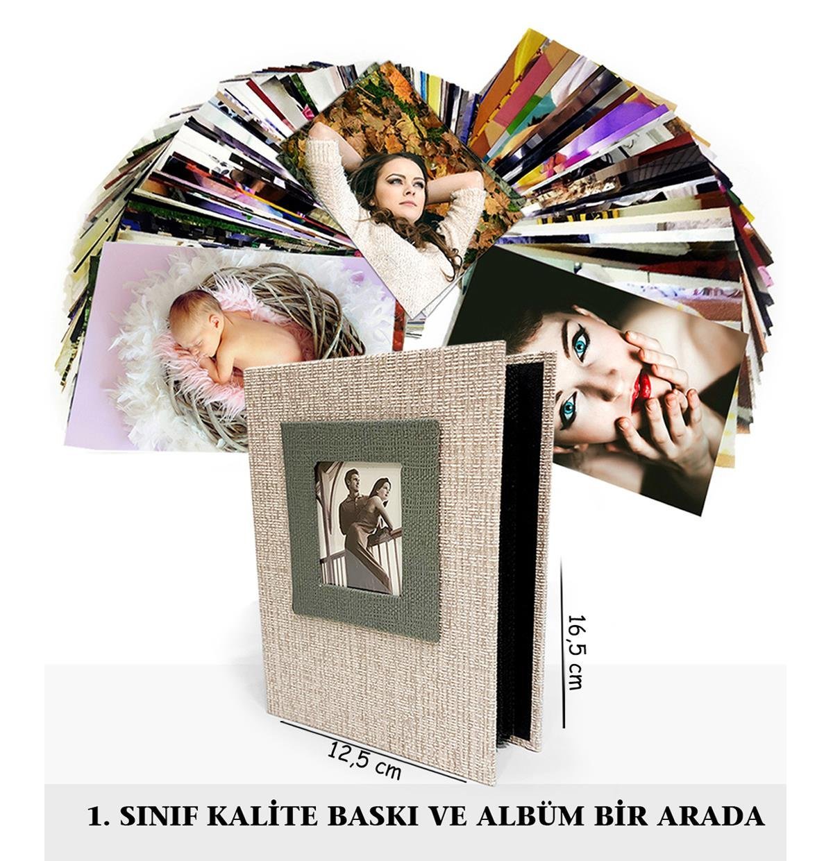 100 Adet 10x15 Koton Albümümlü Paket