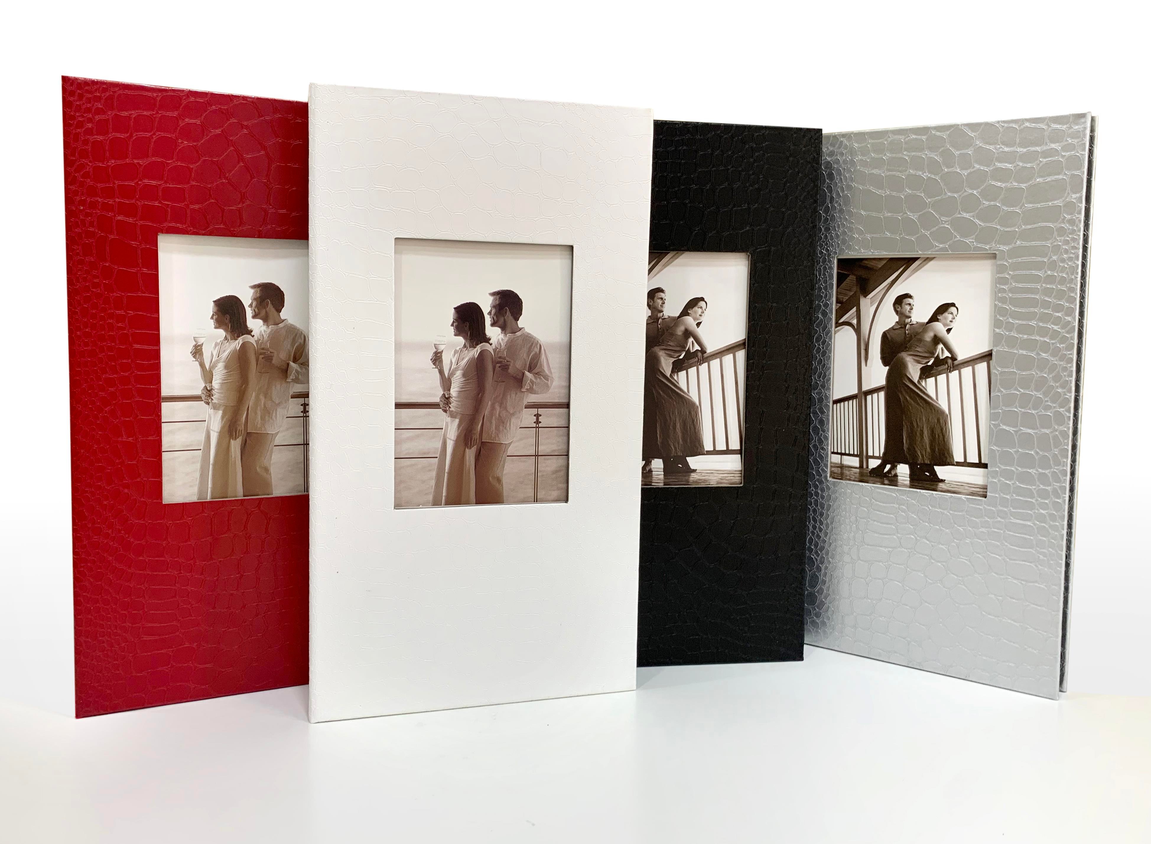 10x15 cm 200'lük Deri Desen Fotoğraf Albümü