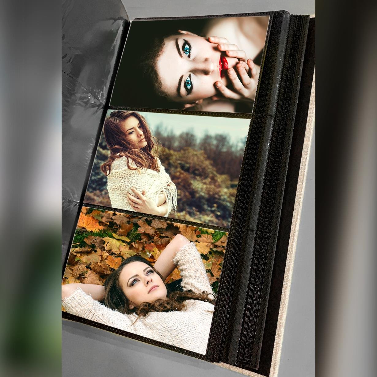 10x15 cm 300'lük Deri Fotoğraf Albümü