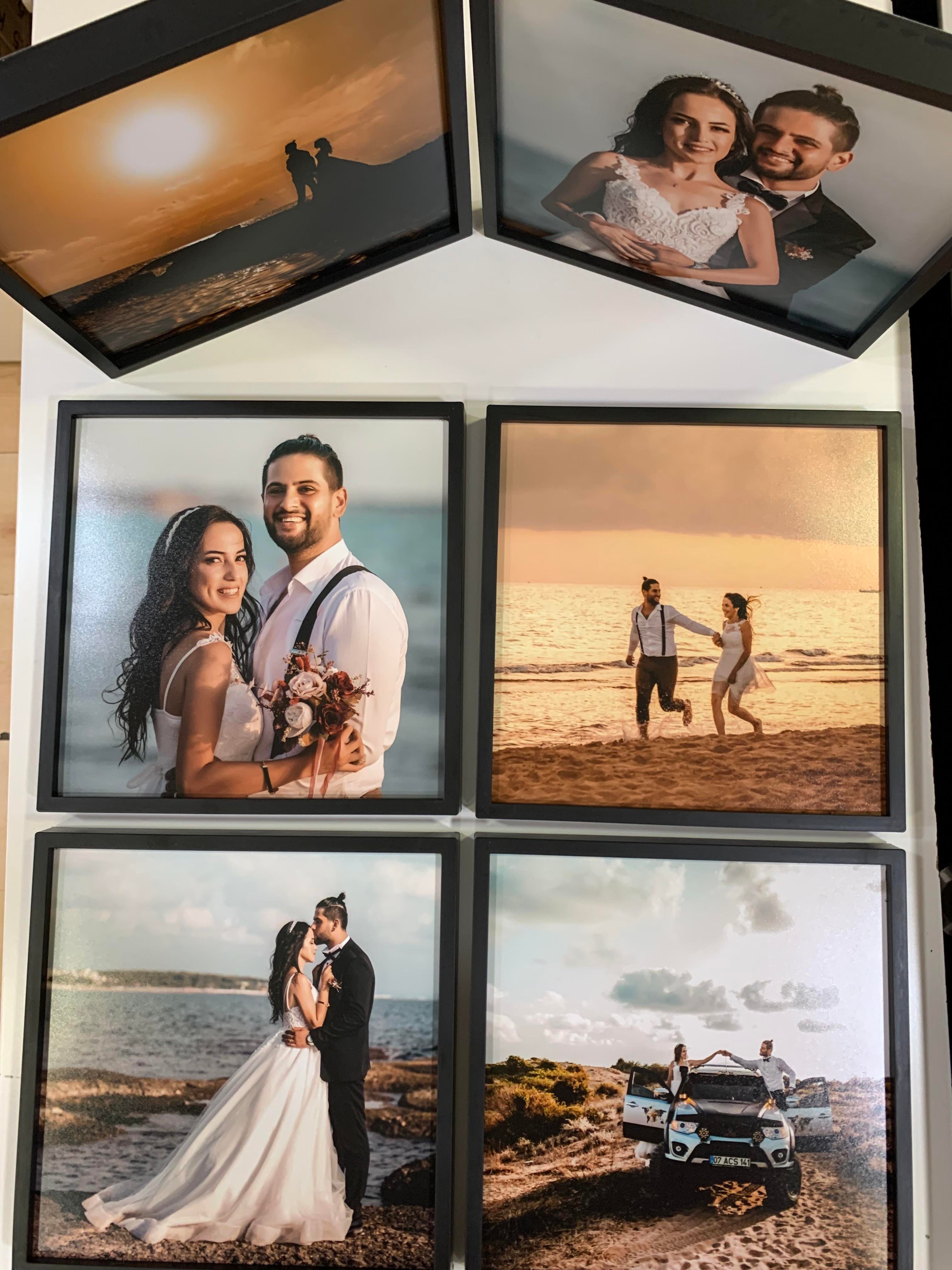 3 adet 20x20 Yapışkanlı Sök-Tak Çerçeve