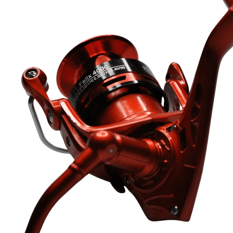FishPro | FishPro Felix 3000 Kırmızı Spin Olta Makinesi