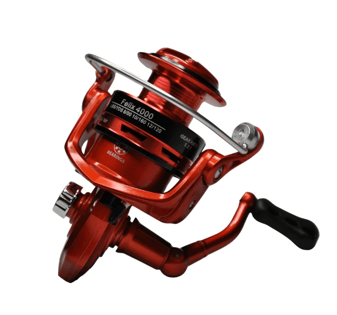 FishPro | FishPro Felix 3000 Kırmızı Spin Olta Makinesi