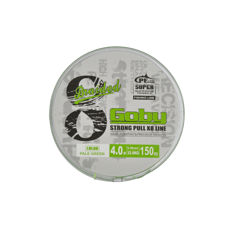 FishPro | FishPro Goby 150m X8 Pale Green İp Misina - 0.06 MM