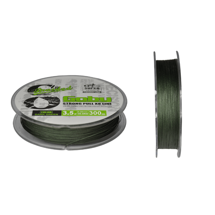 FishPro | FishPro Goby 300m X8 Dark Green İp Misina - 0.10 MM