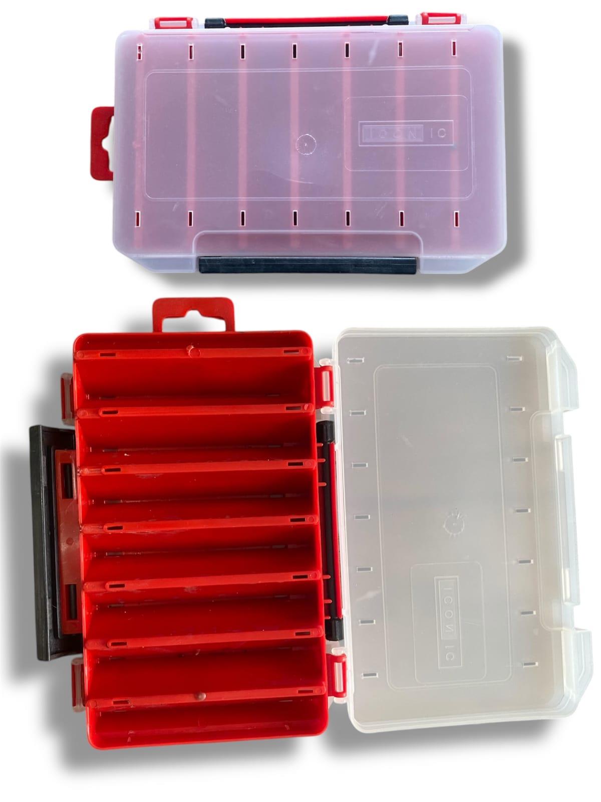 ICON-IC | ICON-IC Çift Taraflı Sahte Balık Kutusu 19cm x 12cm x 3,5cm - YEŞİL