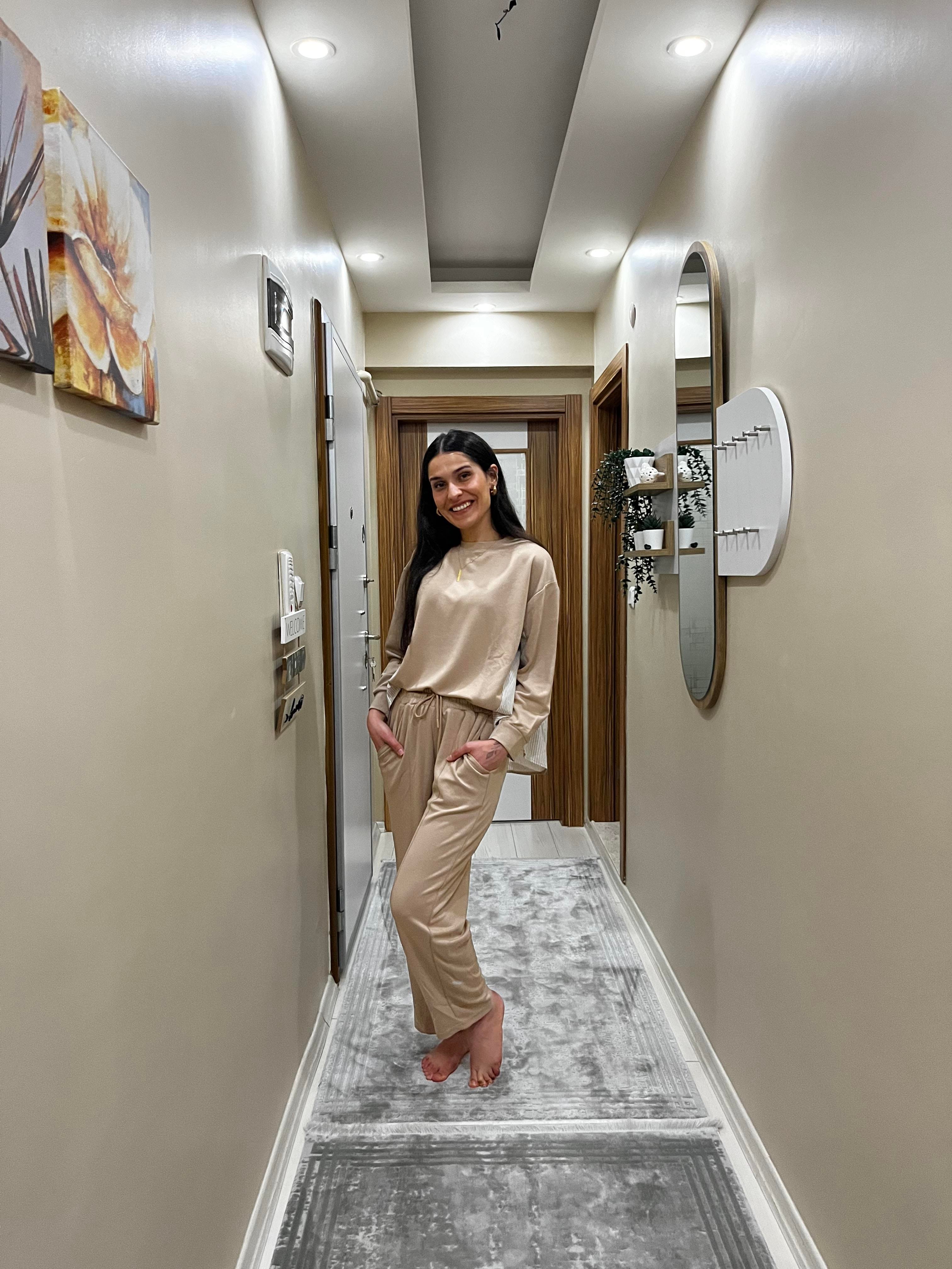 Oysh Kumaş Gömlek Detaylı Takım