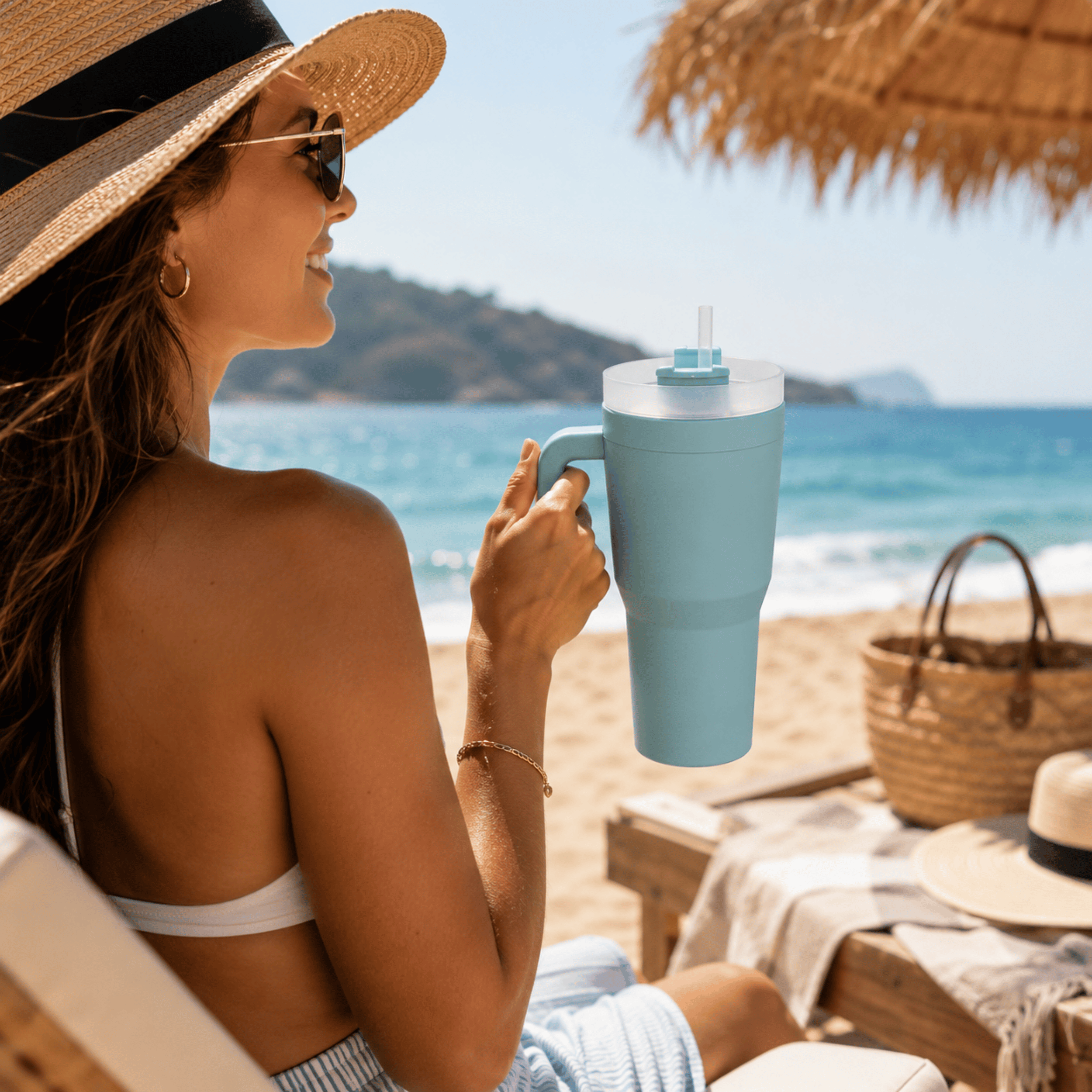 1.250 ML + 750 ML SİPPRO MUG SET, ARAÇ BARDAKLIK