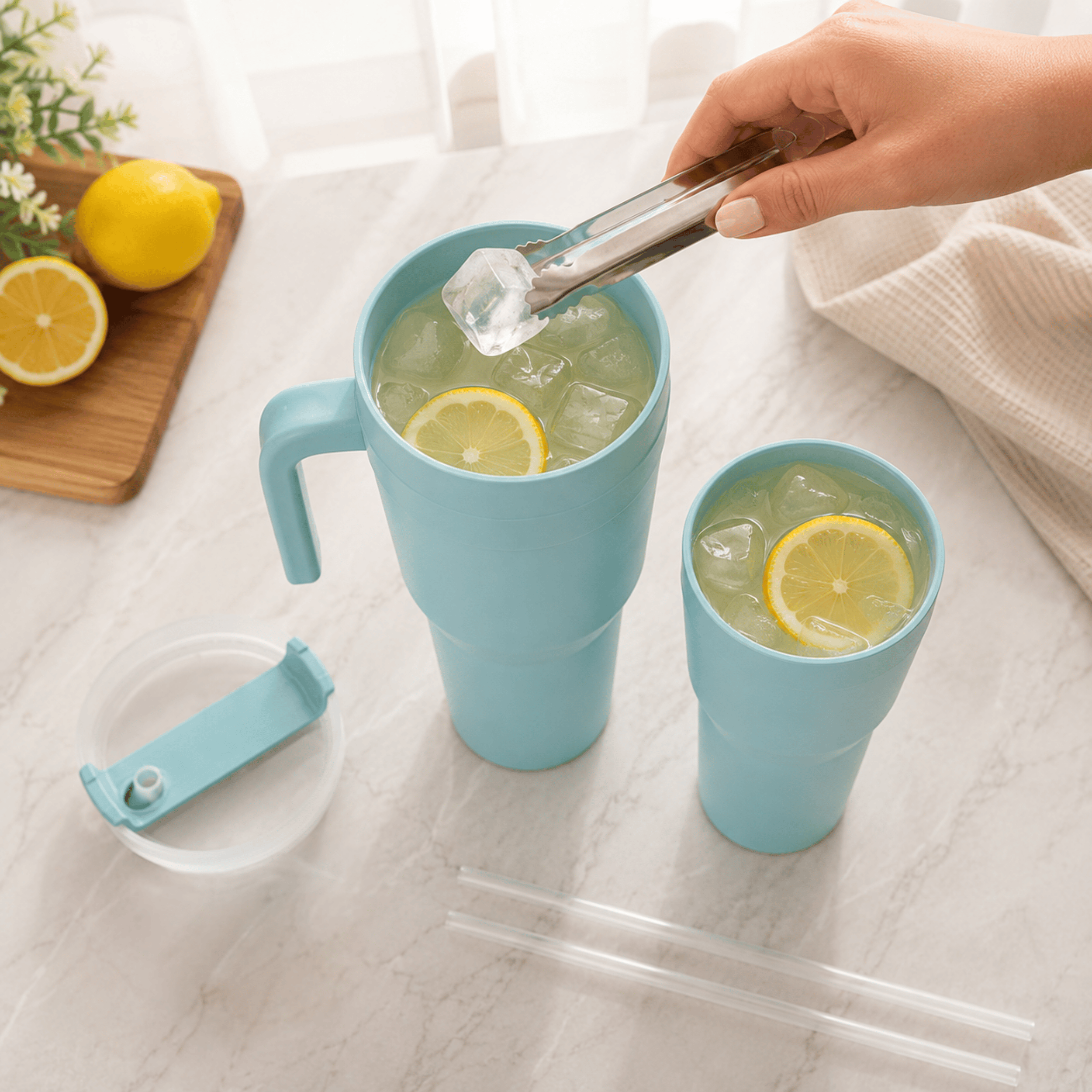 1.250 ML + 750 ML SİPPRO MUG SET, ARAÇ BARDAKLIK