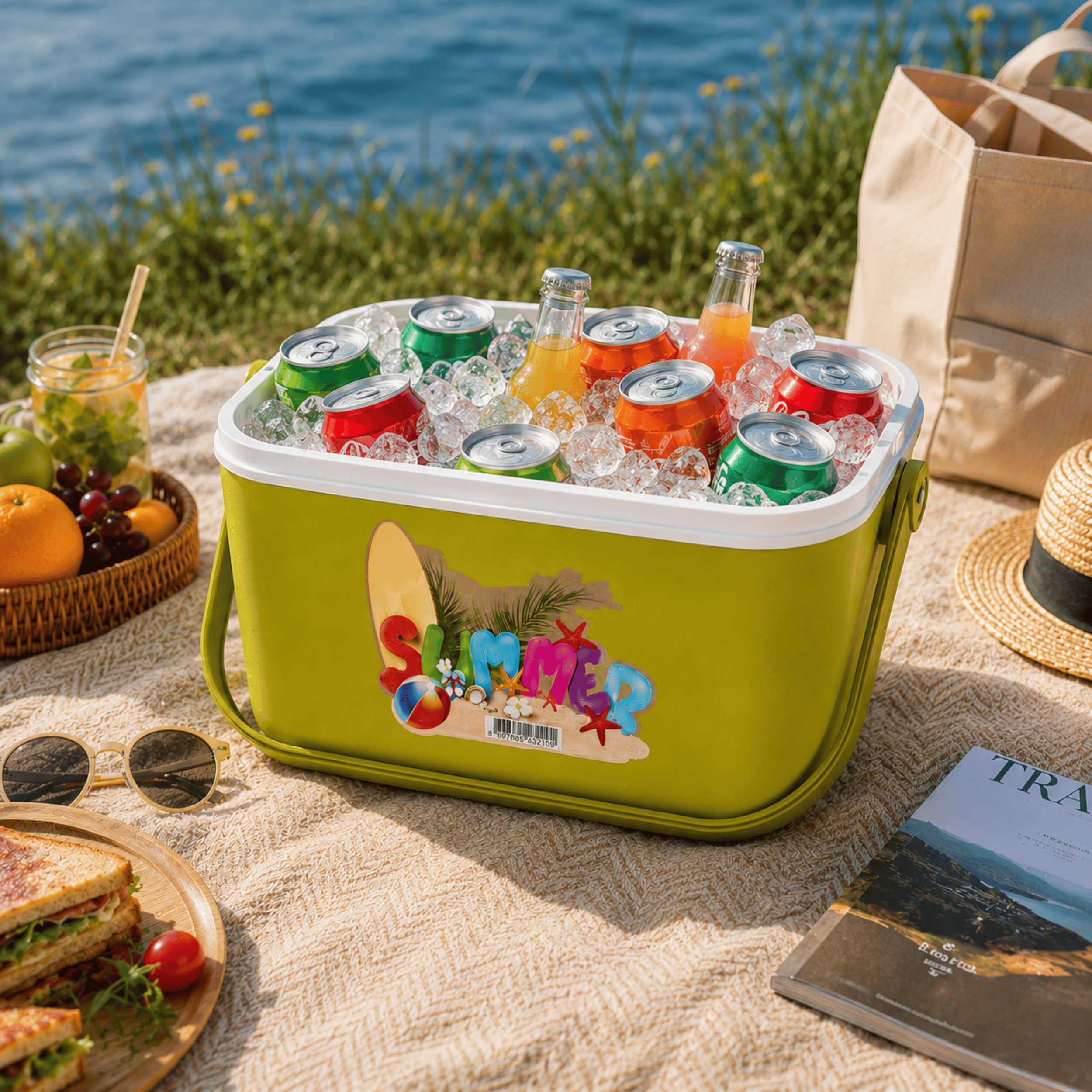 10 LT BUZZY BASKILI BUZLUK TERMOS (1180 COOLER BOX)