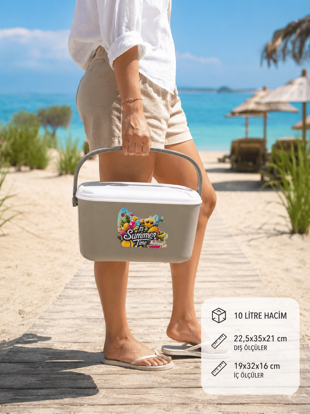 10 LT BUZZY BASKILI BUZLUK TERMOS (1180 COOLER BOX)