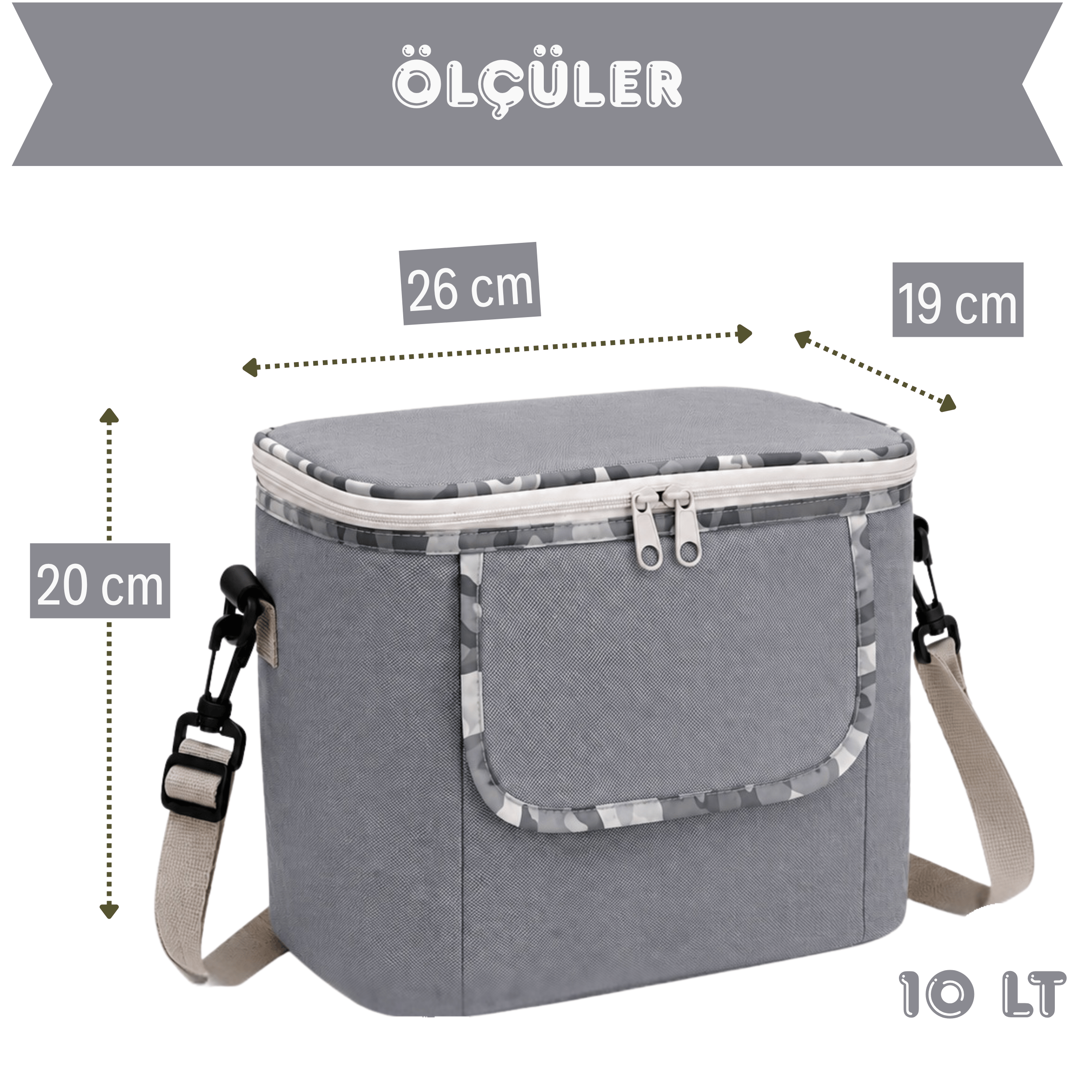 10 LT  Yemek Çantası -Termo Çanta
