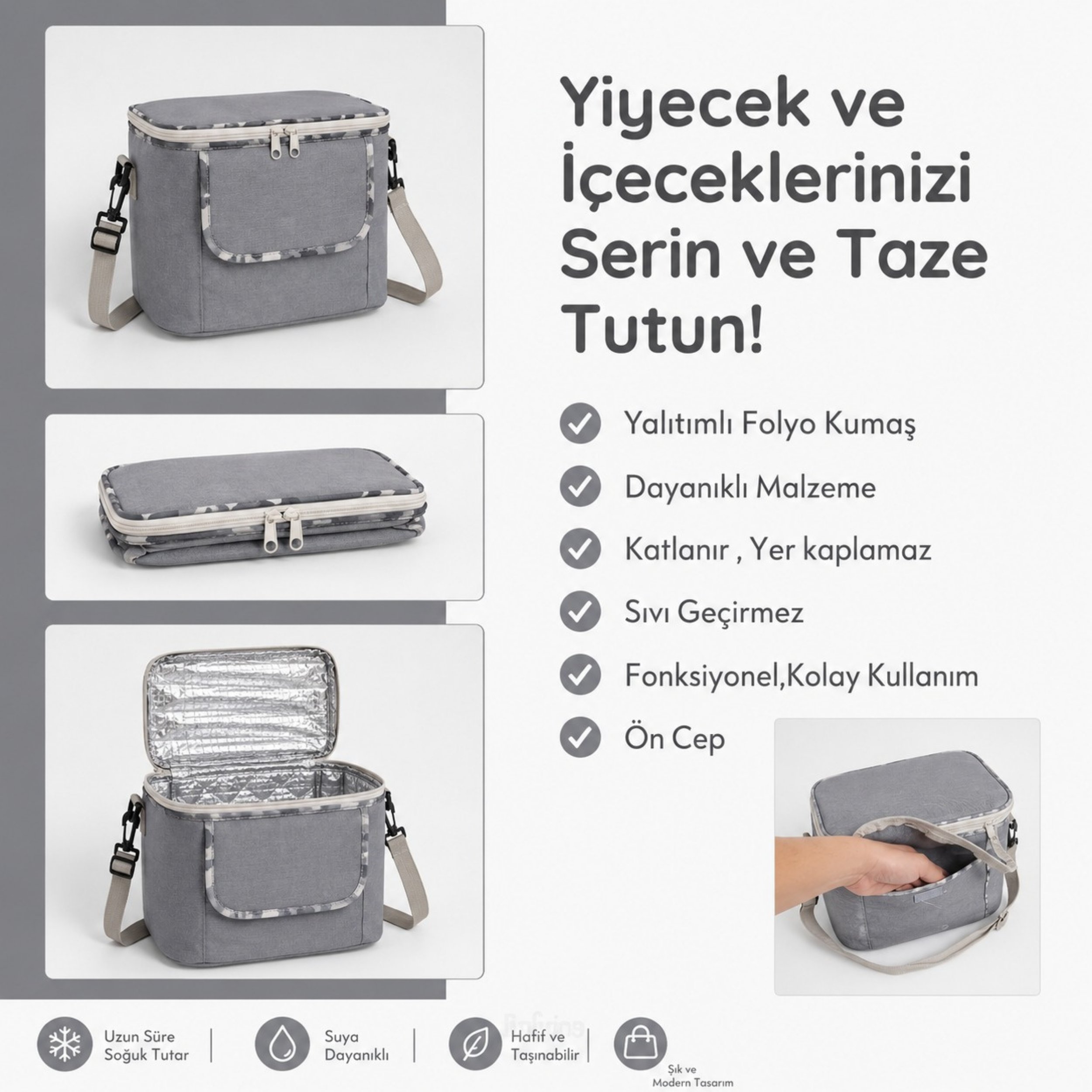 10 LT  Yemek Çantası -Termo Çanta