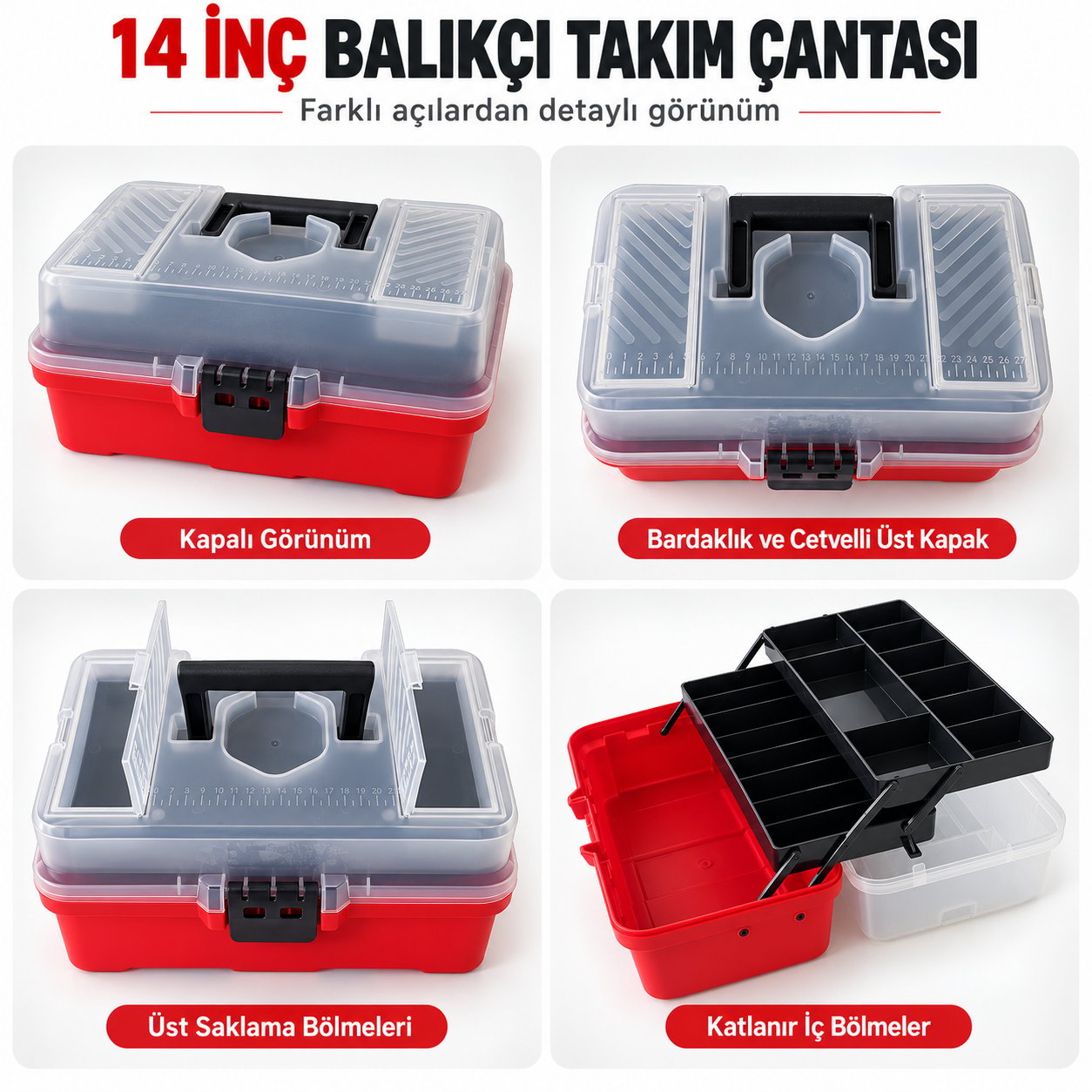 14 İnç Balıkçı Takım Çantası