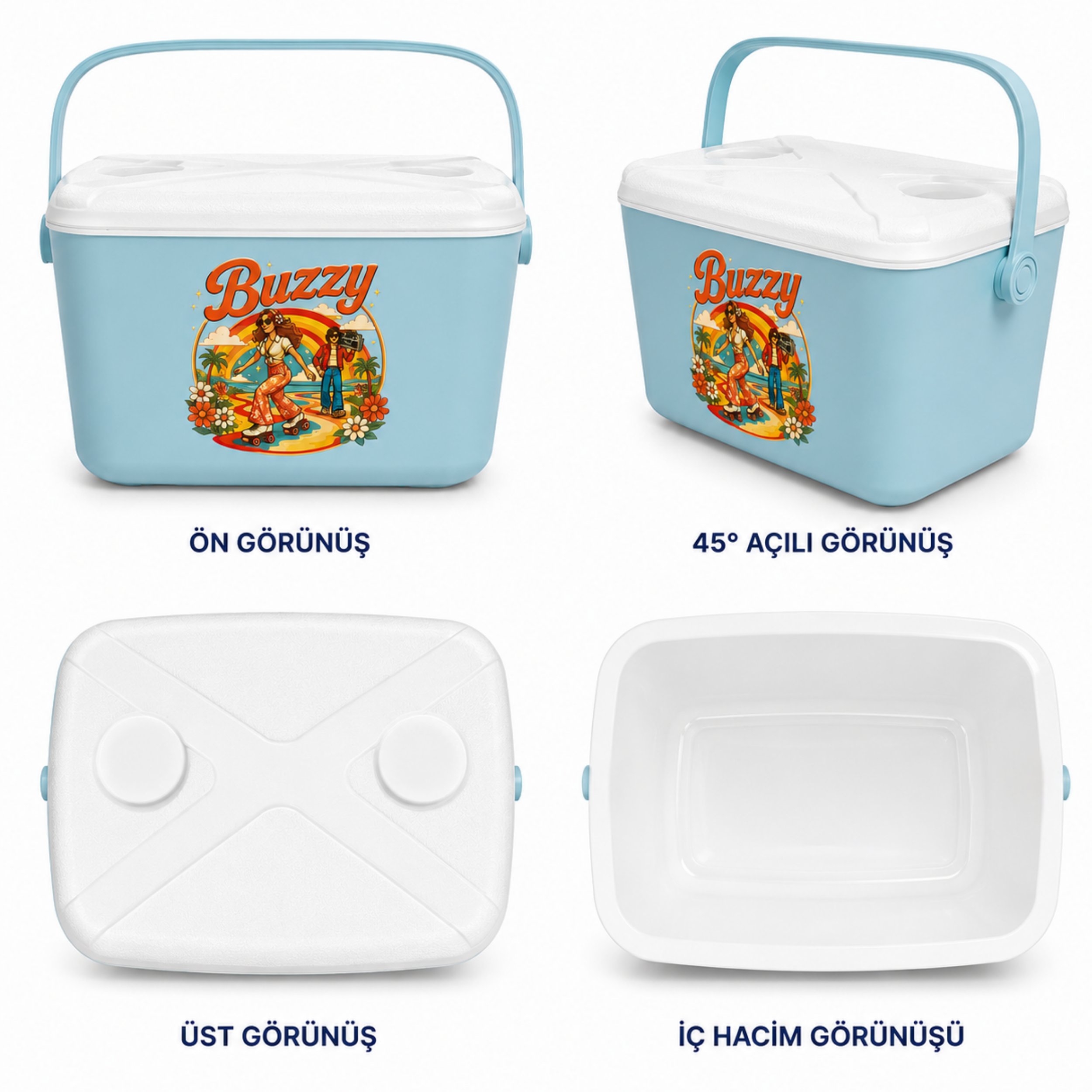 15 LT BUZZY RETRO BUZLUK TERMOS (1177 COOLER BOX)