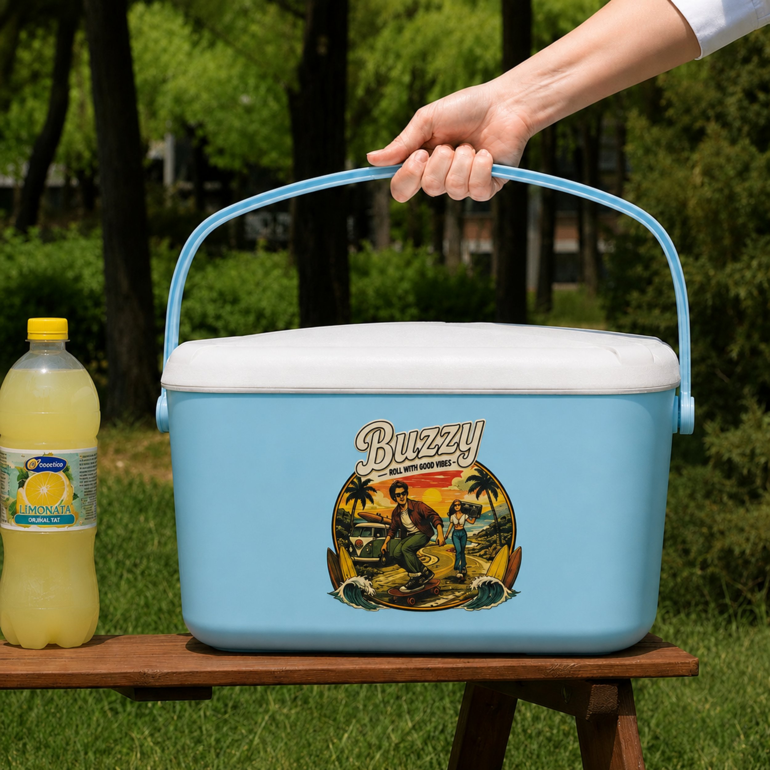 15 LT BUZZY RETRO BUZLUK TERMOS (1177 COOLER BOX)