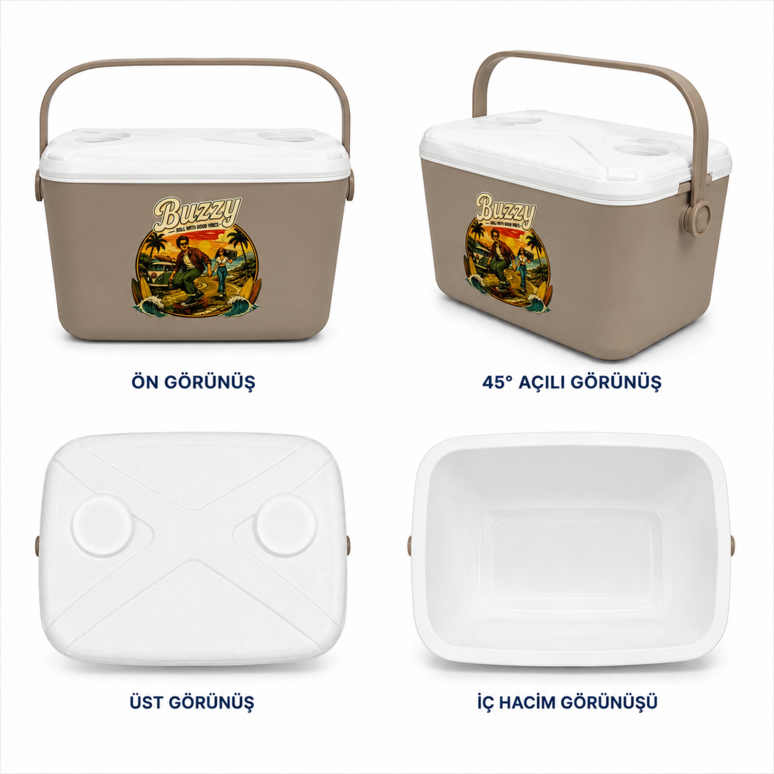 15 LT BUZZY RETRO BUZLUK TERMOS (1177 COOLER BOX)