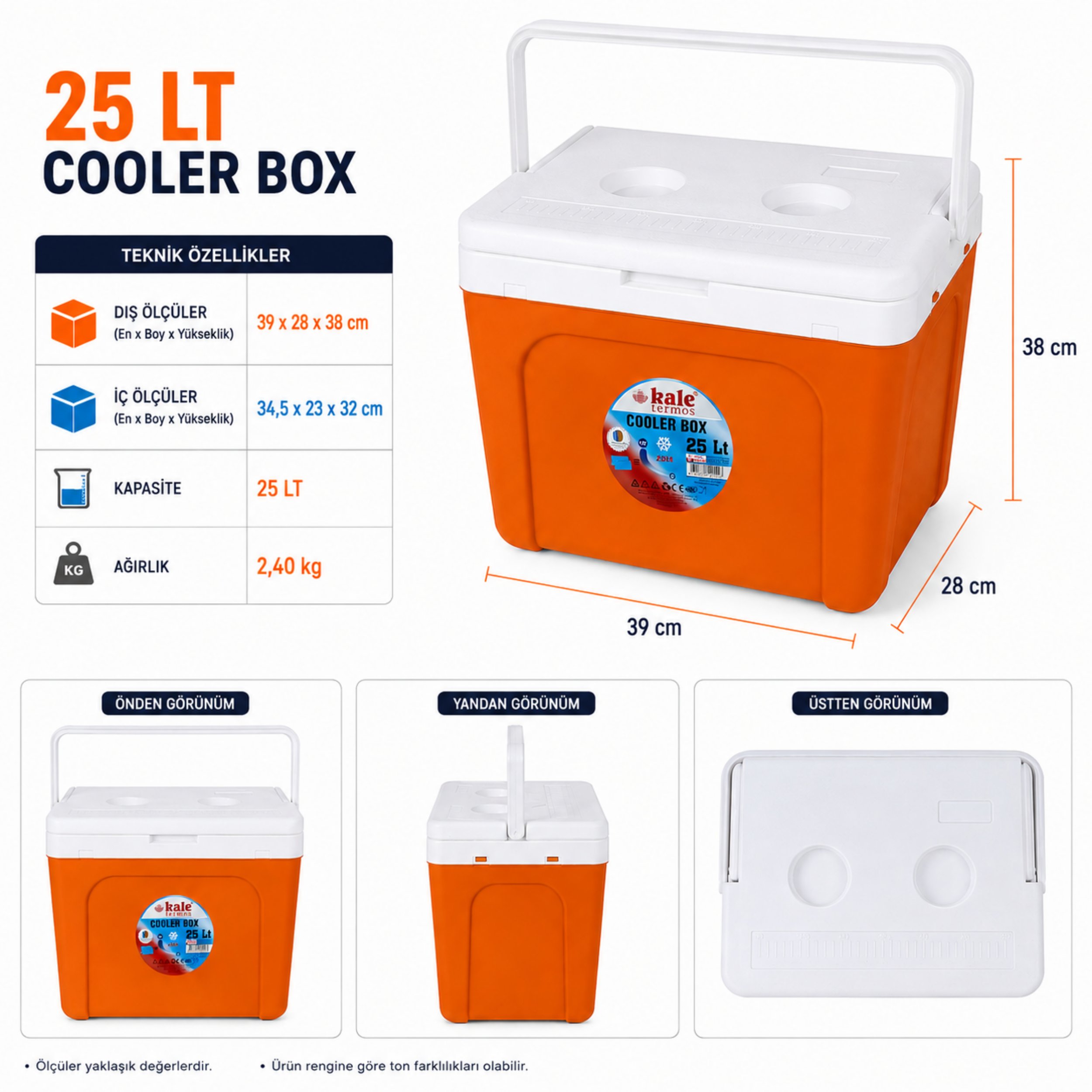 25 Lt Buzluk Termos Eps (1066 Coolerbox) 