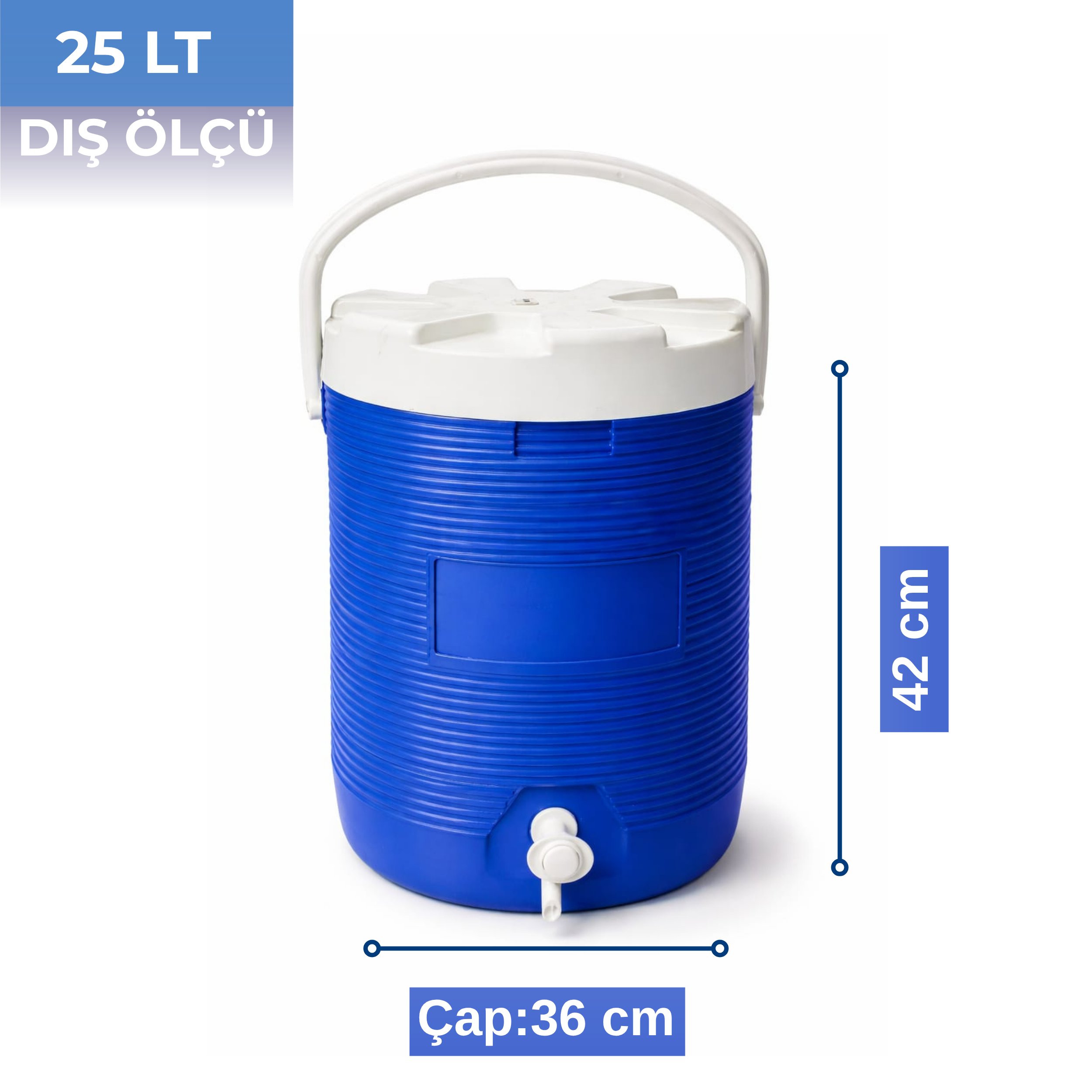 25 Lt Süper Piknik Termos (1013 Super Picnic Cooler Jug)