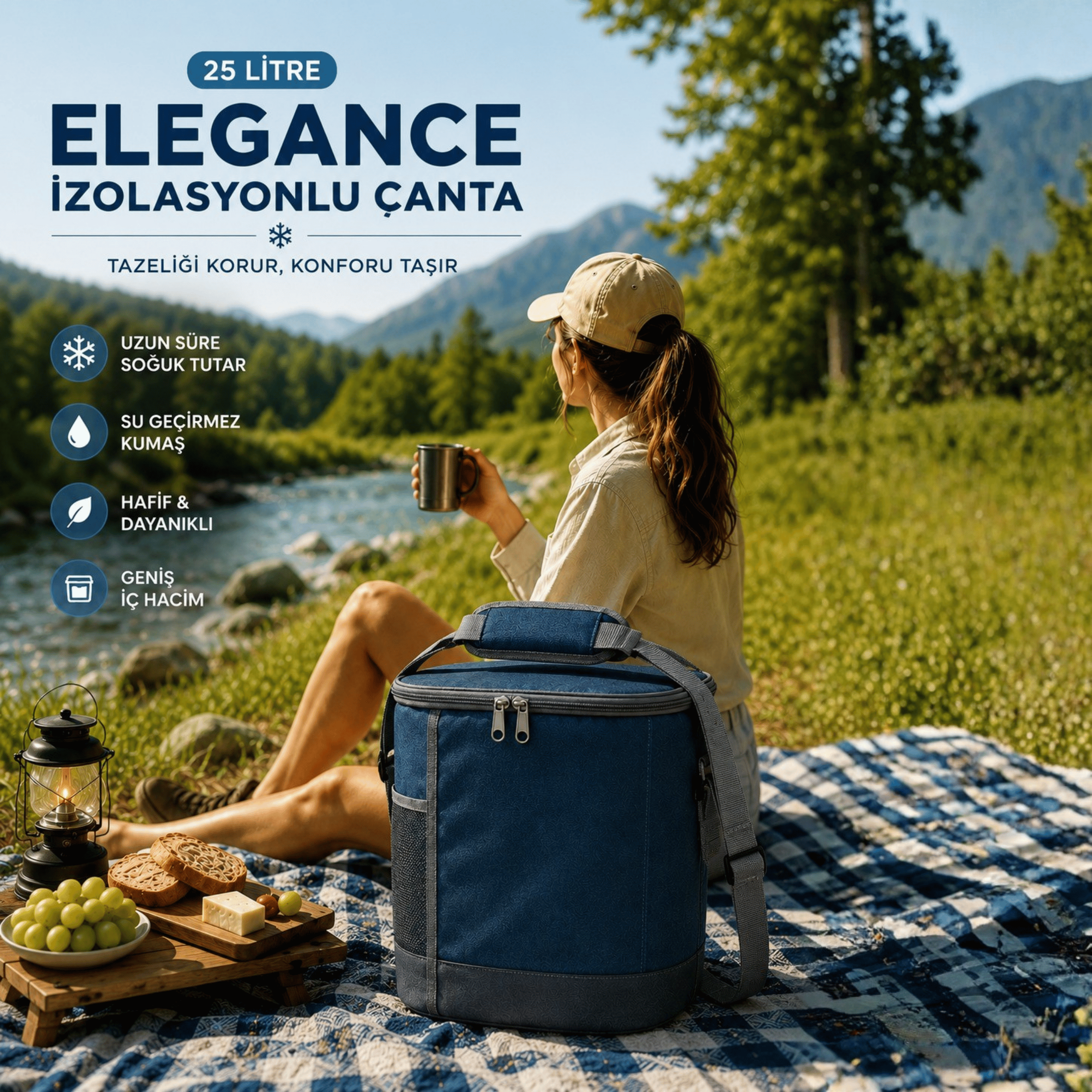 25 Lt Termal Buzluk Çanta, İzolasyonlu Çanta